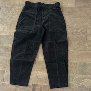 Women's Brown Barrel Leg Corduroy Pants Banana Republic